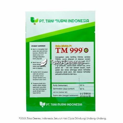 Benih Cabe Keriting - TM 999 - 10 gr - Tani Murni Indonesia b