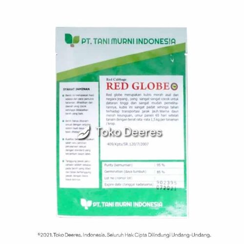 Benih Kubis Merah - Red Globe - 10 gr - Tani Murni Indonesia