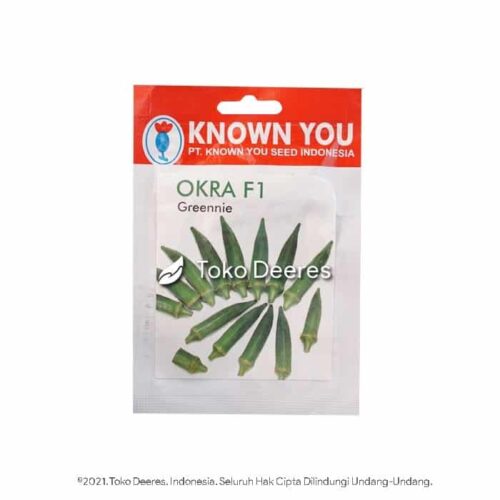 Benih Okra - Greennie F1 - 25 btr - Known You Seed