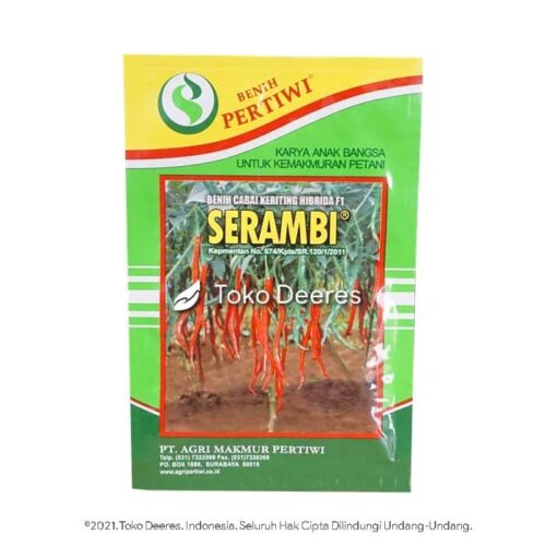 Benih Cabai Keriting - Serambi - 10 g - Benih Pertiwi