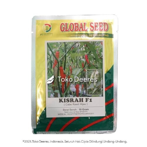 Benih Cabe Rawit Hijau - Kisrah F1 - 10 gr - Global Seed a