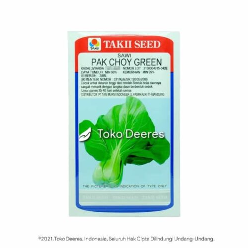 Benih Sawi Pakcoy - Pak Choy Green - 20 ml - Takii Seed a