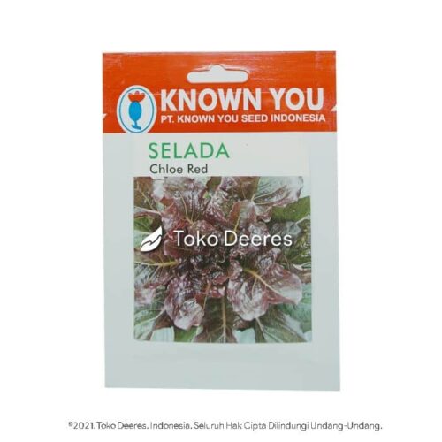 Benih Selada Merah - Chloe Red - 5 gr - Known You Seed