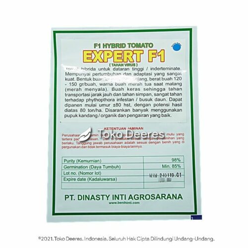 Benih Tomat - Expert F1 - 5 gr - Benih Inti