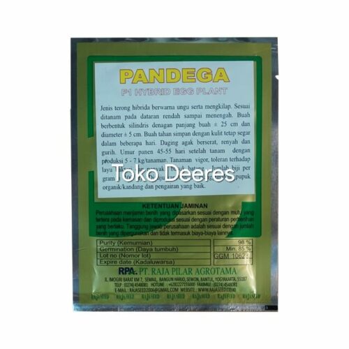 Benih Terong Ungu - Pandega - 10 gr - Raja Seed